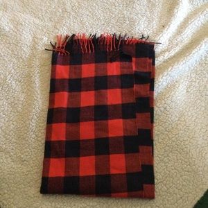 Buffalo plaid scarf